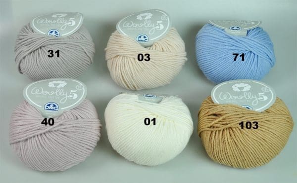 NAT.KNIT.YARN:3BLx50GR(150GR) (490/WOOLLY5)