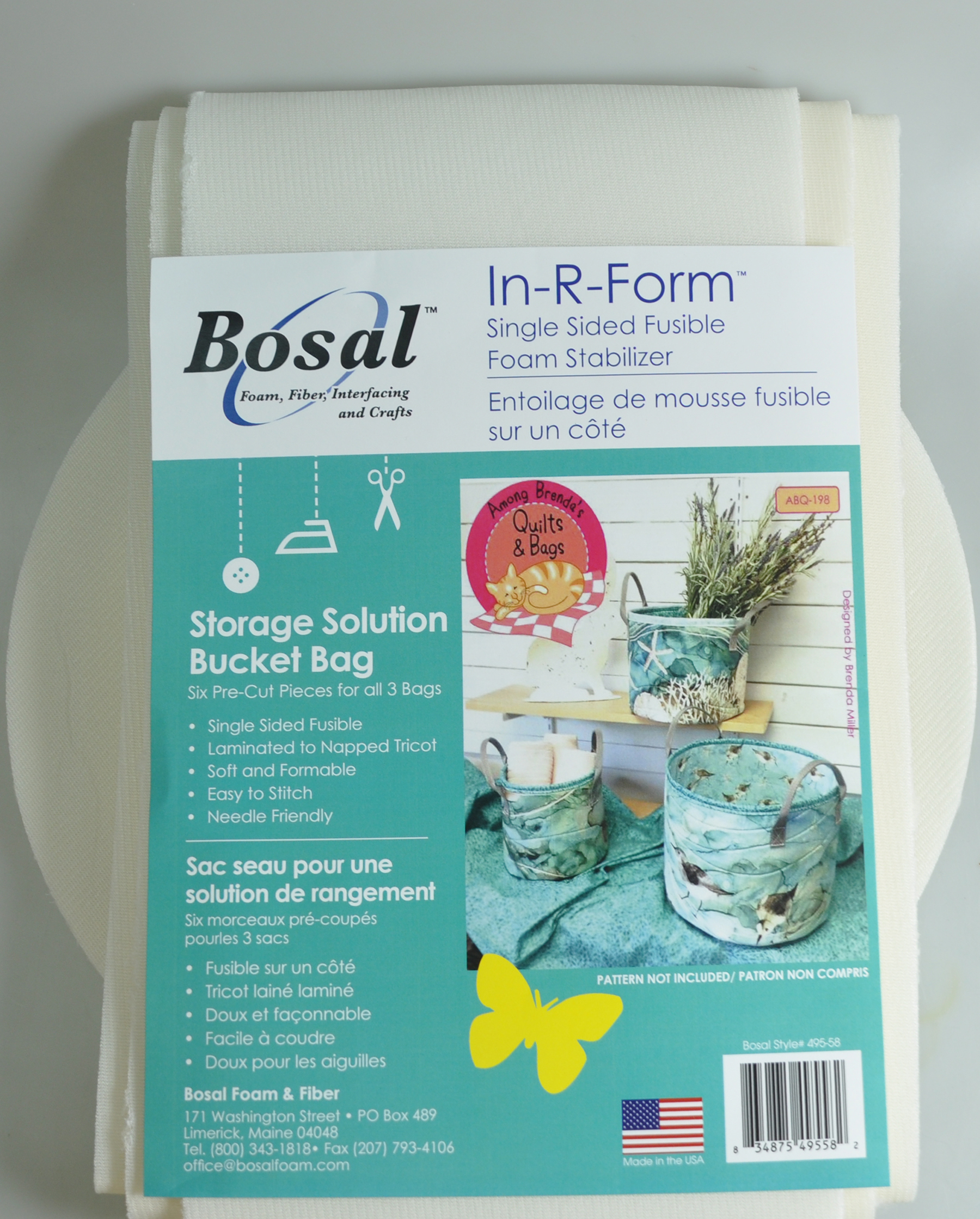 BUCKET BAG-FUSIBLE FOAM (495-58) 1 BUCKET BAG-FUSIBLE FOAM (495-58)