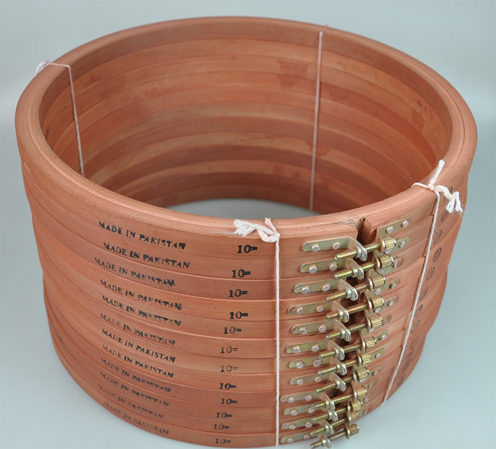 WOODEN EMB.FRAME:10" (BROWN/WEF-10)