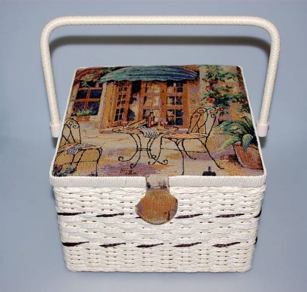 SEWING BASKET (27x26x17.50CM) (2106L)