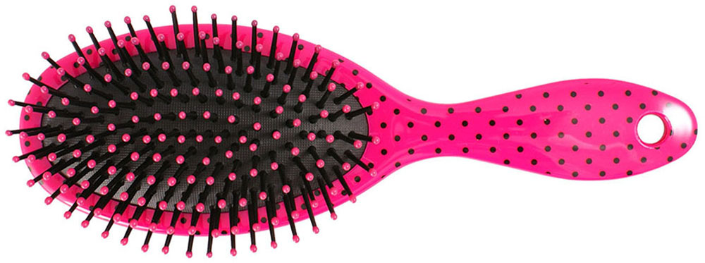HAIR BRUSH (6902L-BLACK DOT) 1 HAIR BRUSH (6902L-BLACK DOT)