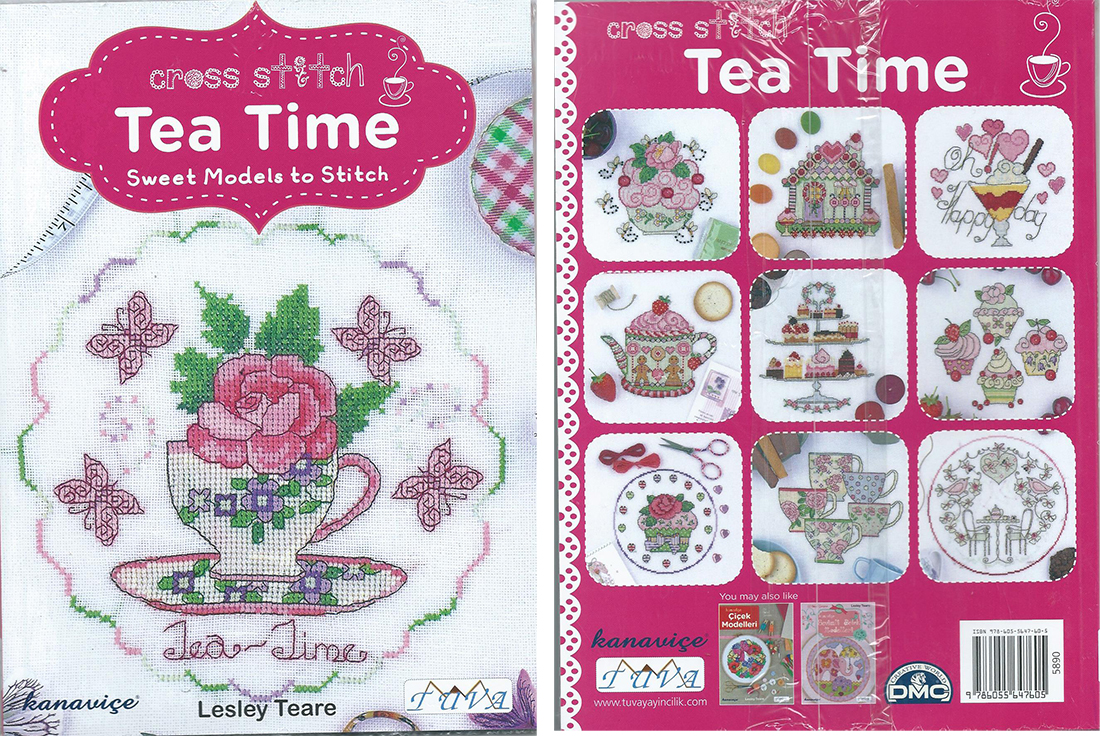 BOOK LET:CROSS STITCH-TEA TIME (5890-1)