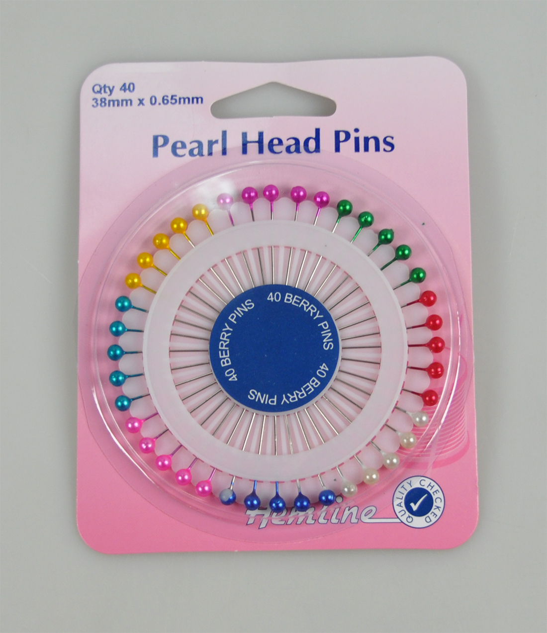PEARL HEADED PIN:5CRD/PKT (669)