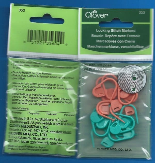 LOCK STITCH MARKERS:3SET/BOX (353/BOX)