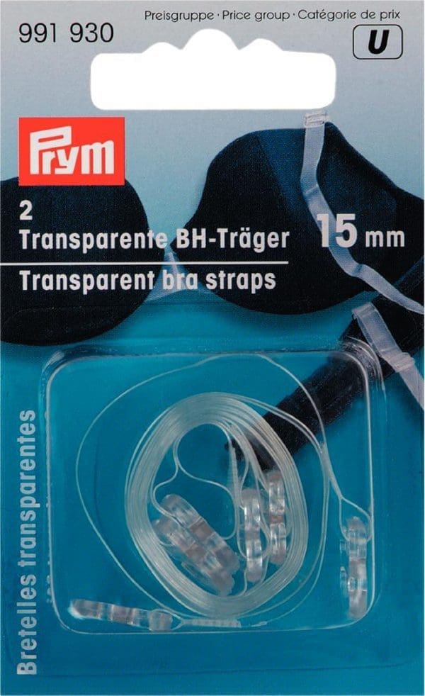 PRYM TRANSP.BRA STRAPS (991930)