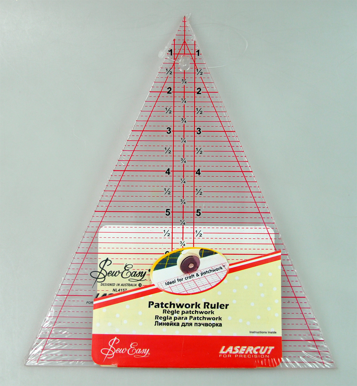 TRIANGLE RULER:8 TRIANGLE RULER:8.5"x7" (NL4157)