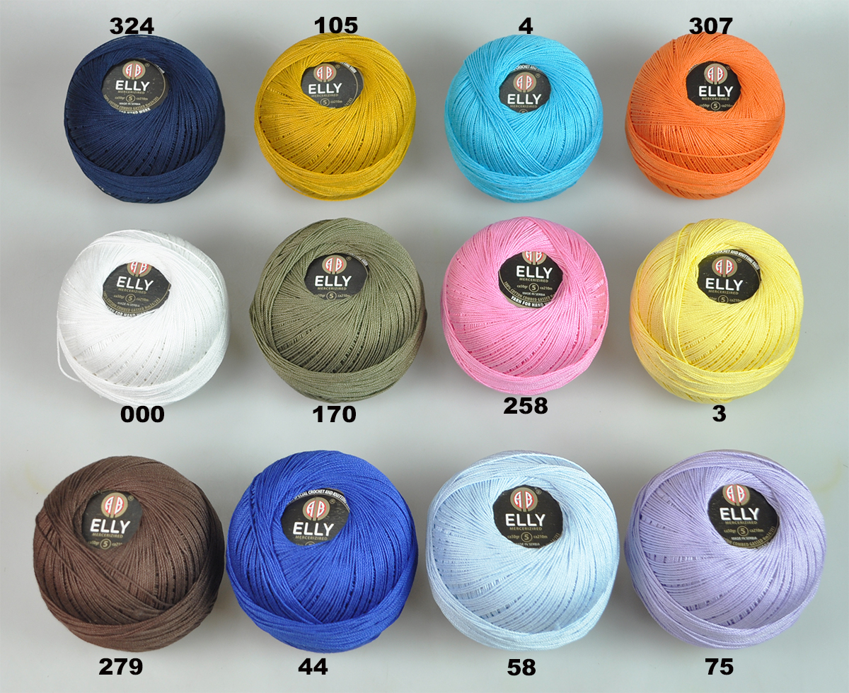 COT.YARN:50GRx4BL(200GR) (ELLY-5/4)