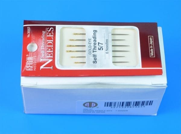 SELF THREADING NEEDLES:GLD EYE (300-ST)