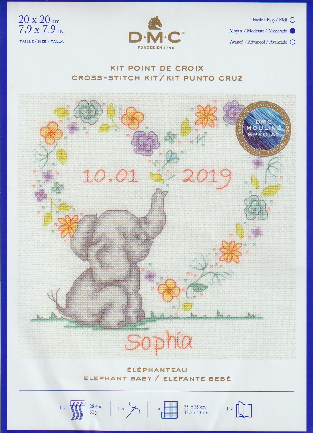 CROSS STITCH HOOP KIT (BK1879) 1 CROSS STITCH HOOP KIT (BK1879)