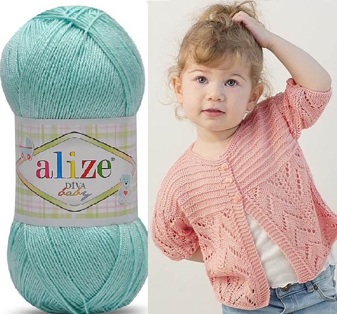 COT/ACY COT/ACY.YARN:5BLx100GR(500grm) (ALIZE/DIVA BABY)
