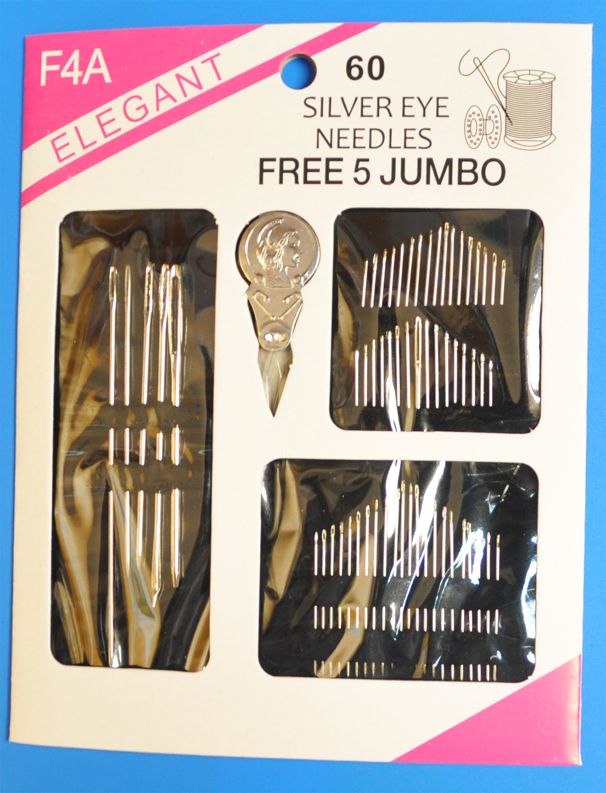 SIL/EYE NEEDLES:12CRD (60-NEEDLE/PKT)