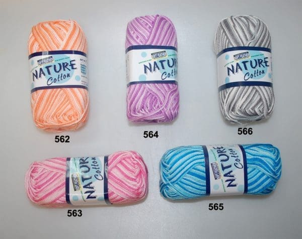 KNIT.YARN COT;10BLx50G(1/2KG) (FC-205C)