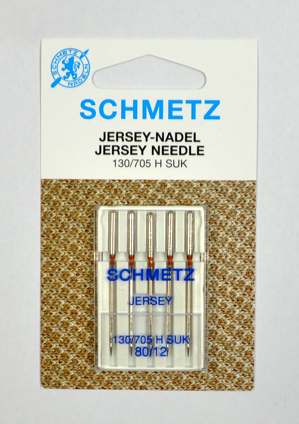 JERSEY NEEDLE,80/12,5PCS, SB5 (C/130/705H-SUK-80SB5)
