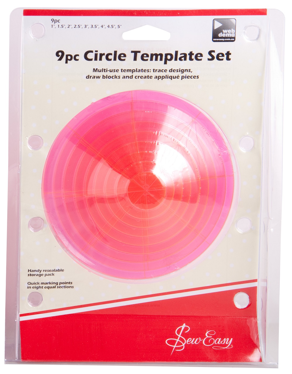 TEMPLETE SET:S/9:CIRCLE (ERGG06 TEMPLETE SET:S/9:CIRCLE (ERGG06.PNK)