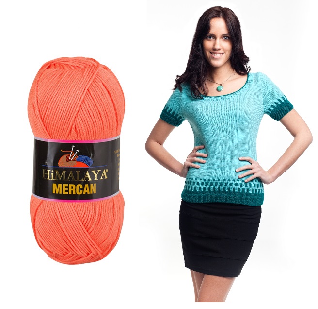 ACRY ACRY.WOOL YARN:100Gx5BL(500GR) (HIM/MERCAN)