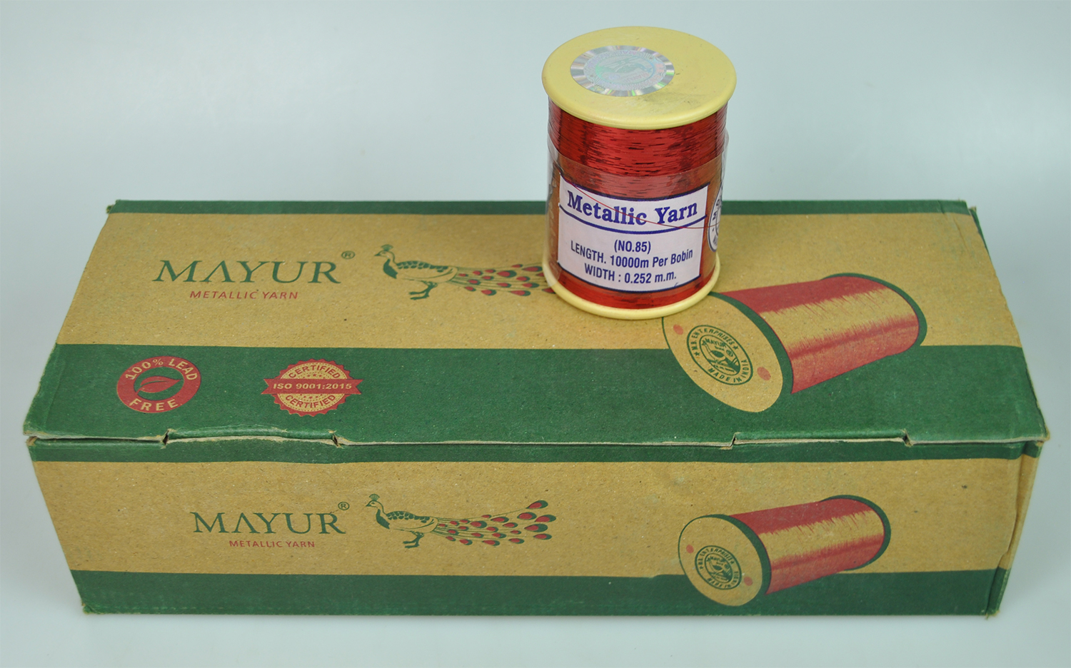 MET MET.YARN:10PC"MAYUR" (MAYU/YARN-COLS)