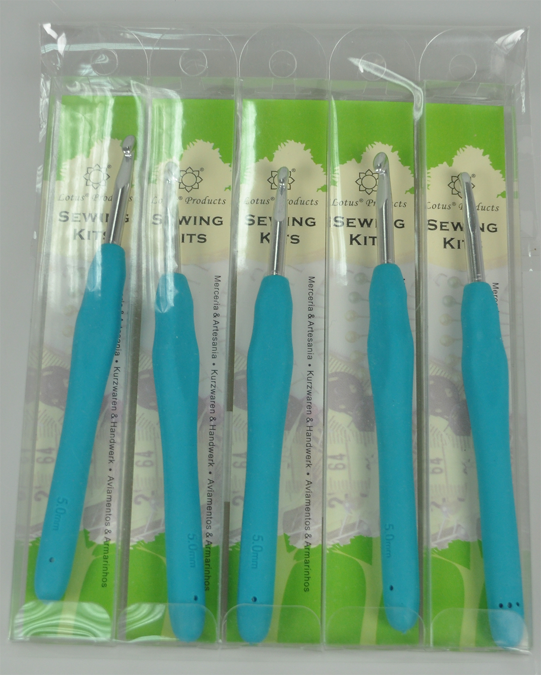 SOFT HANDLE CROCH HOOK:5PC/PKT (LOTUS/CH-5MM) 1 SOFT HANDLE CROCH HOOK:5PC/PKT (LOTUS/CH-5MM)