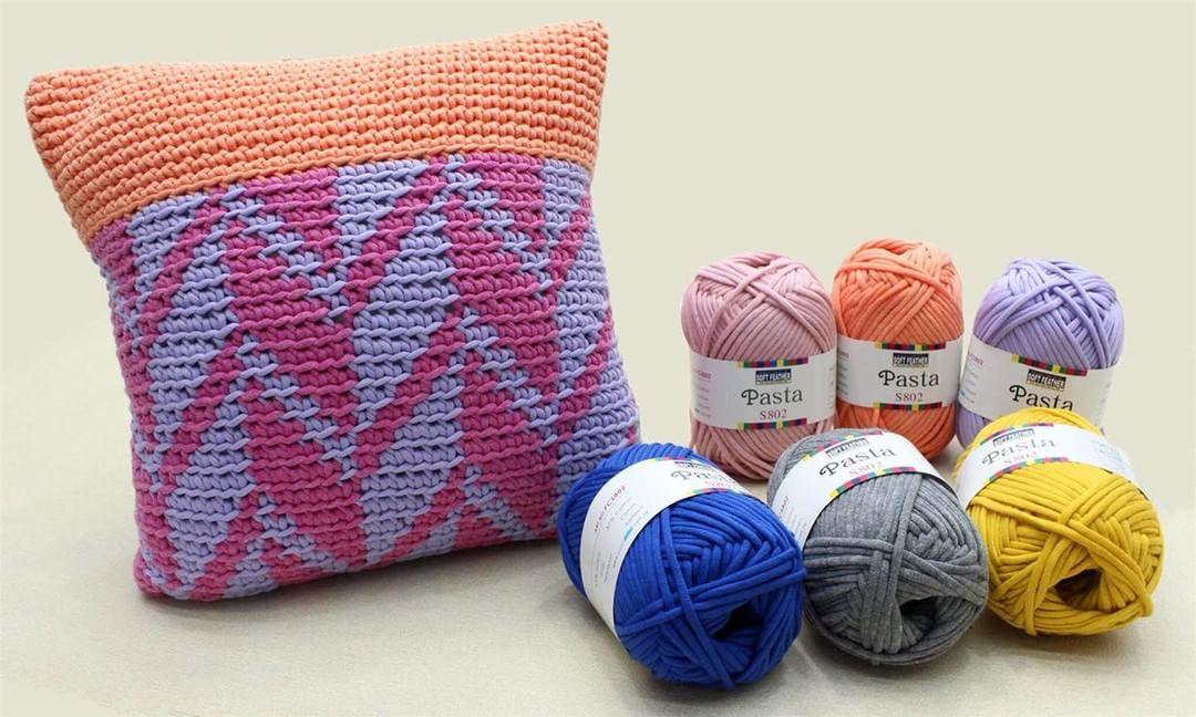 YARN"PASTA":65GRMx3BL(195GRM) (FC-S802) 1 YARN"PASTA":65GRMx3BL(195GRM) (FC-S802)