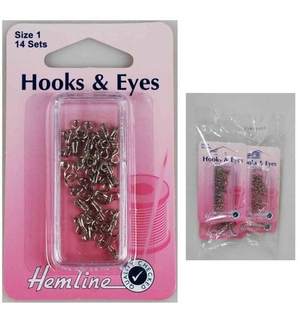 HOOK&EYE:14ST/CRD:5CRD/PKT (400.1)