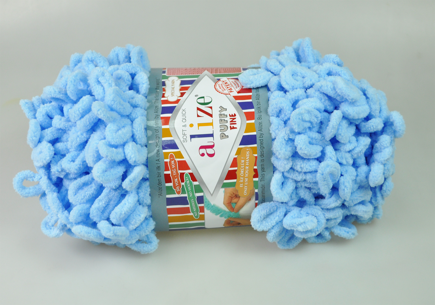 MICRO PL MICRO PL.YARN:5BLx100GR(500GM) (ALIZE/PUFFY FINE)