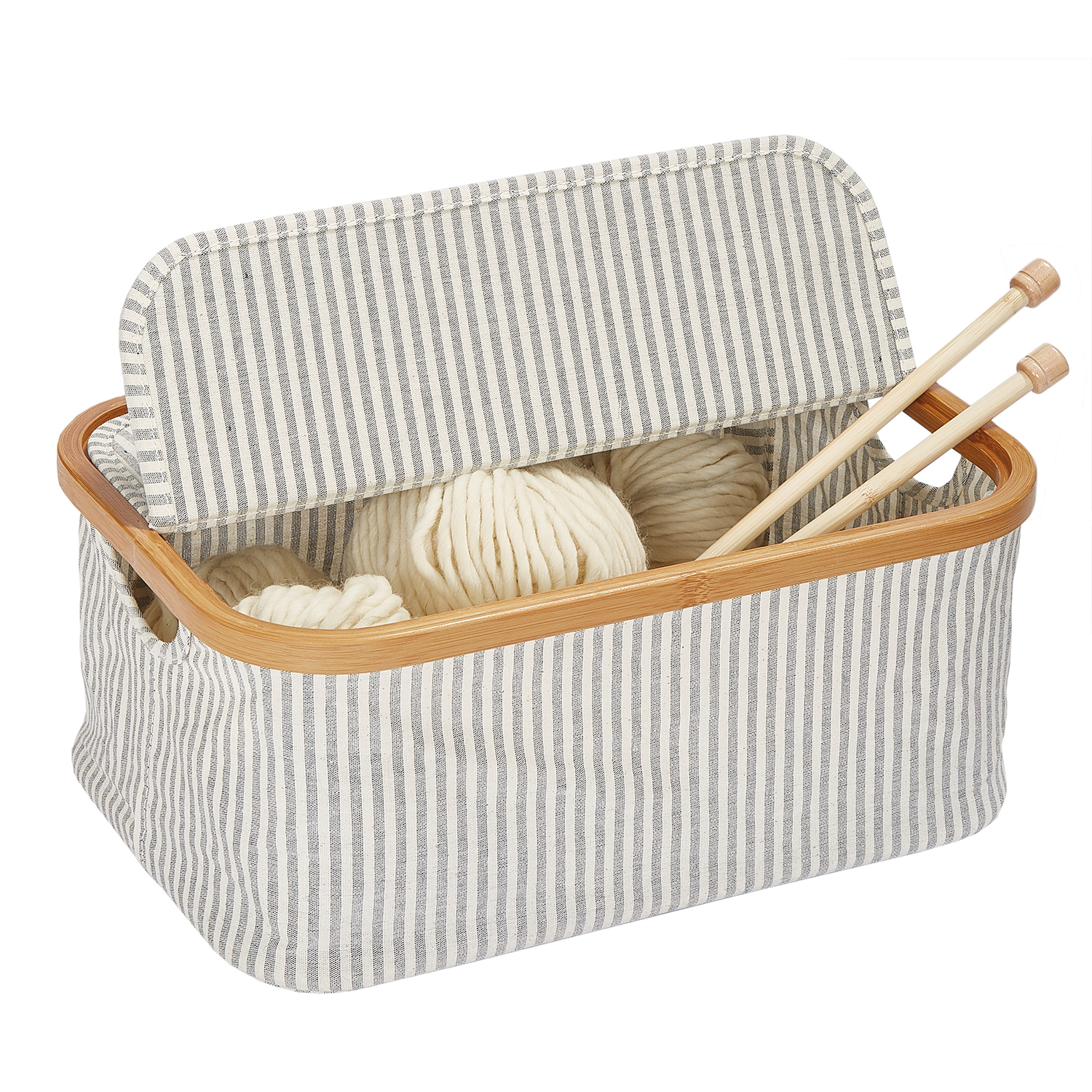 CANVAS SEWING BOX :38x26x16CM (612682) 1 CANVAS SEWING BOX :38x26x16CM (612682)