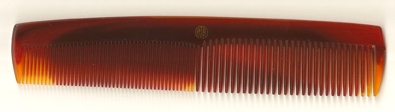 COMB PLASTIC - TURTLE - MAB (906/0300IN) 1 COMB PLASTIC - TURTLE - MAB (906/0300IN)