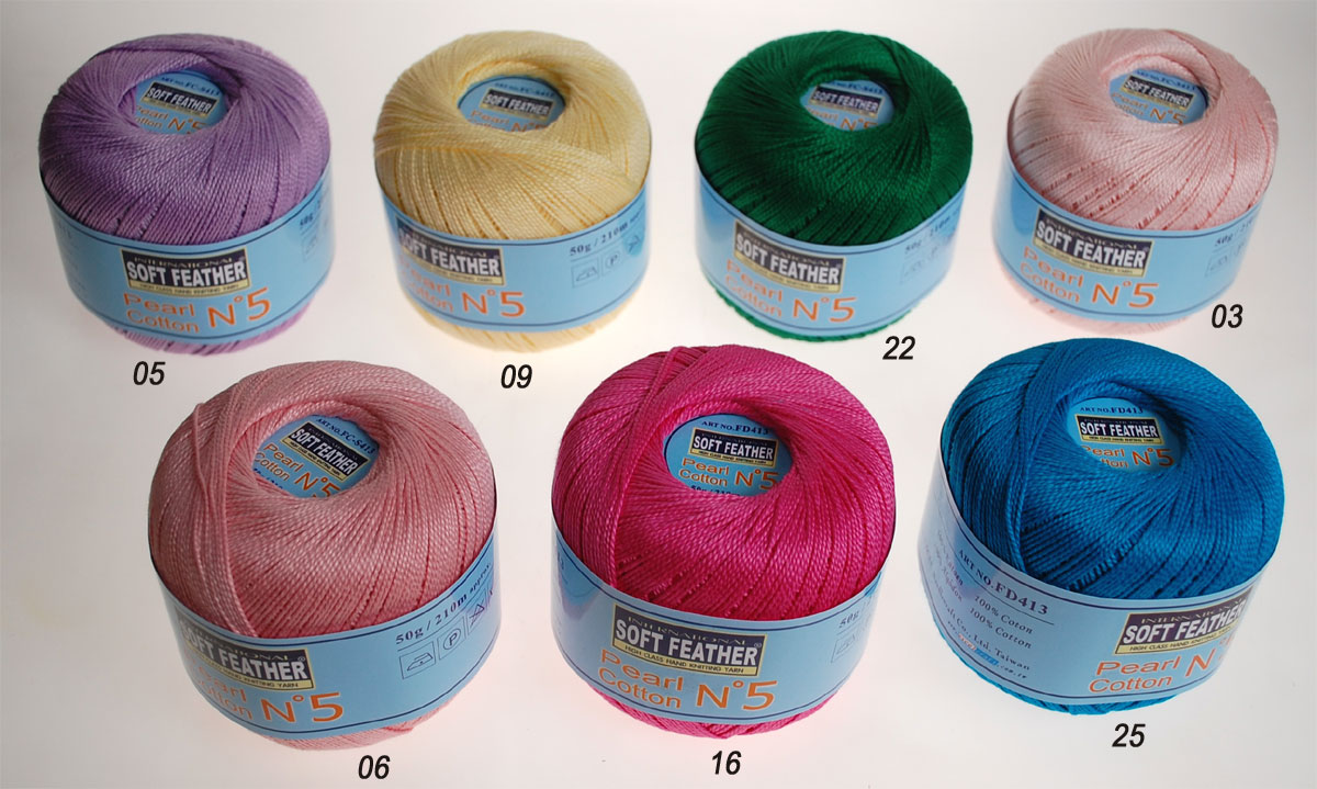 YARN YARN.PEARL COTTON:4BLS(200GR) (FC-S413)