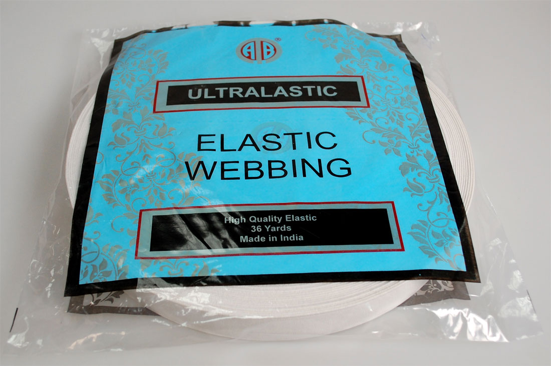 WOVEN ELASTIC WEBBING:36Y (ELASTIC/25MM) 1 WOVEN ELASTIC WEBBING:36Y (ELASTIC/25MM)