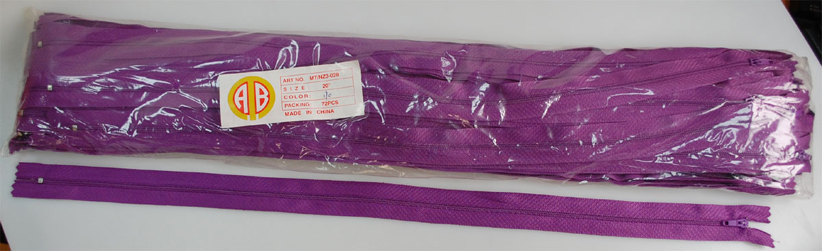 INV.ZIPPER TAPE:50PC/BG (MT/IZ/JW3-020)