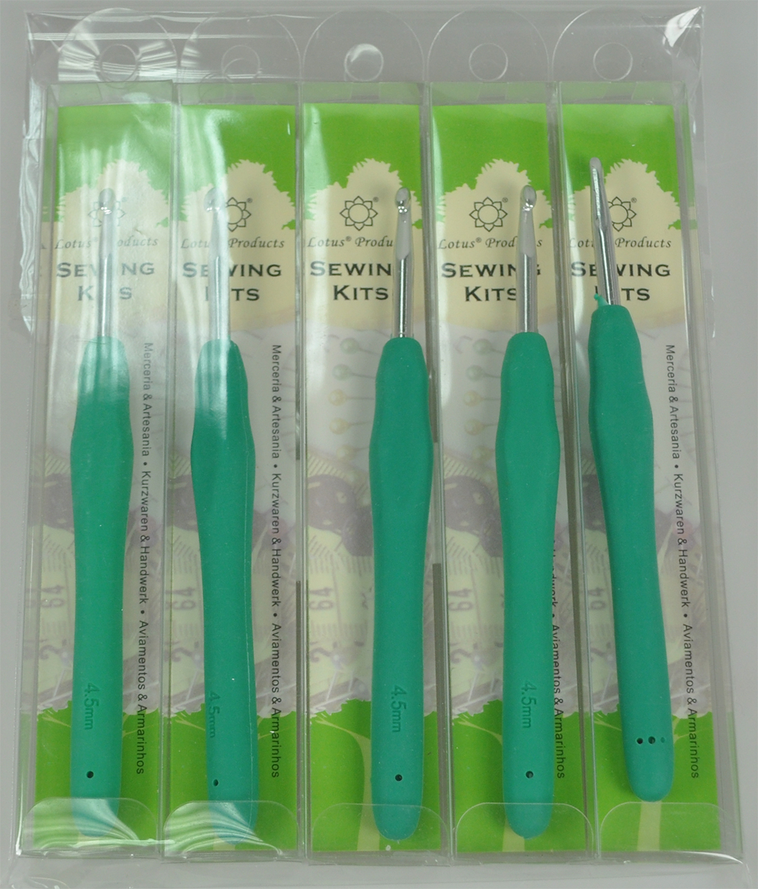 SOFT HANDLE CROCH HOOK:5PC/PKT (LOTUS/CH-4 SOFT HANDLE CROCH HOOK:5PC/PKT (LOTUS/CH-4.5MM)