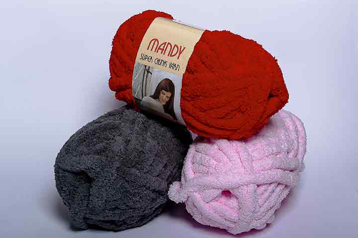 SUPER CHUNK YARN:250Gx3BL(750G (MANDY) 1 SUPER CHUNK YARN:250Gx3BL(750G (MANDY)
