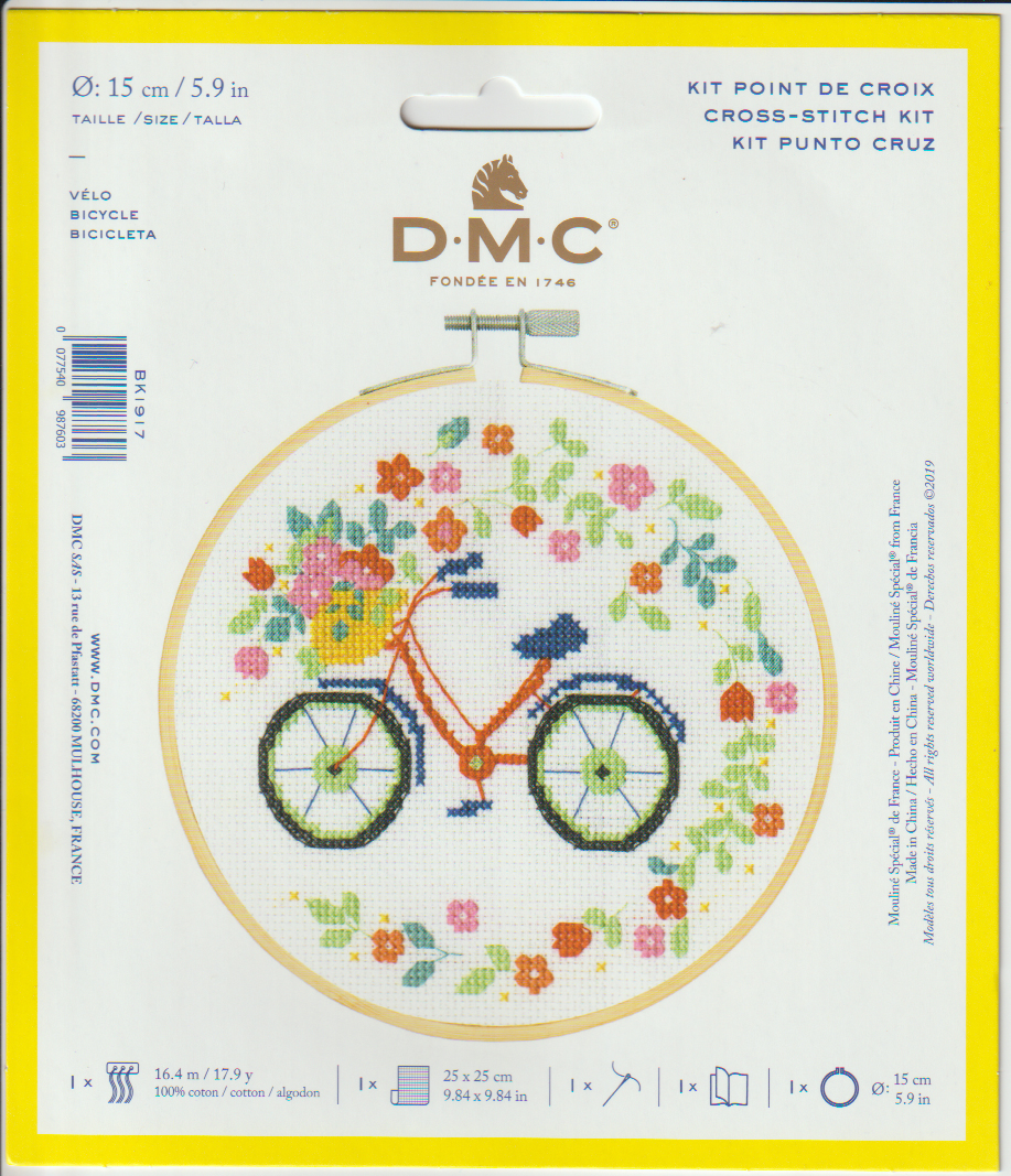 CROSS STITCH HOOP KIT (BK1917L) 1 CROSS STITCH HOOP KIT (BK1917L)