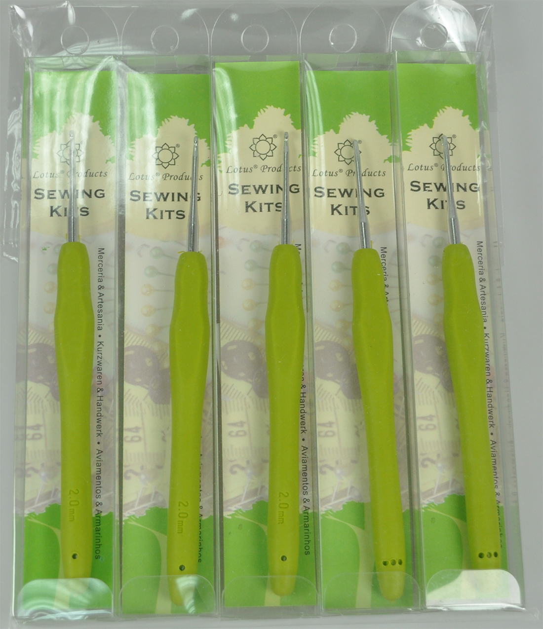 SOFT HANDLE CROCH HOOK:5PC/PKT (LOTUS/CH-2MM) 1 SOFT HANDLE CROCH HOOK:5PC/PKT (LOTUS/CH-2MM)