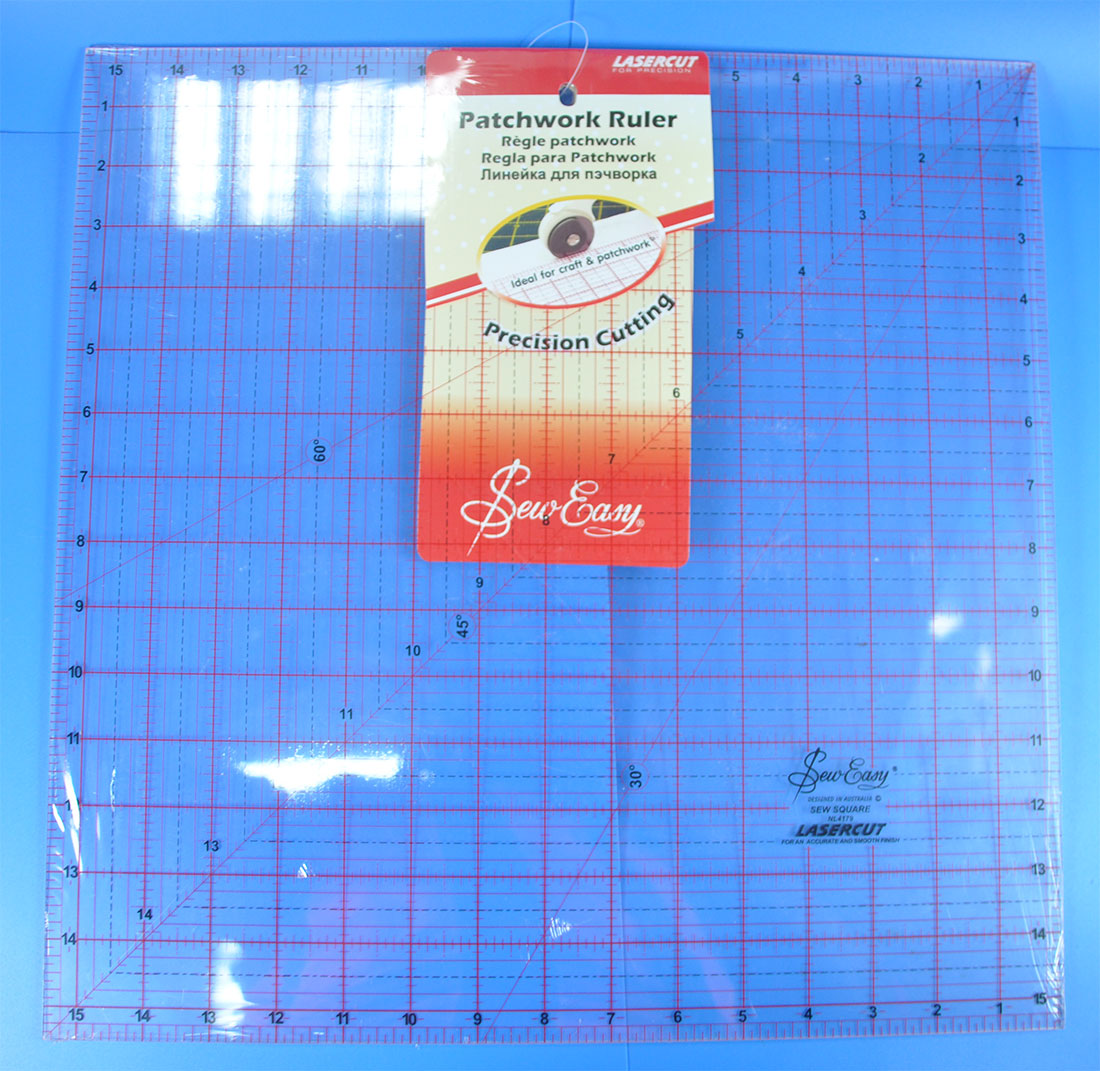 SQ SQ.PATCHWORK RULER:15" (NL4179)