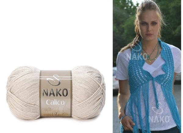 PREM.ACRY YARN:100GRx5BL(500GR (NAKO/CALICO)