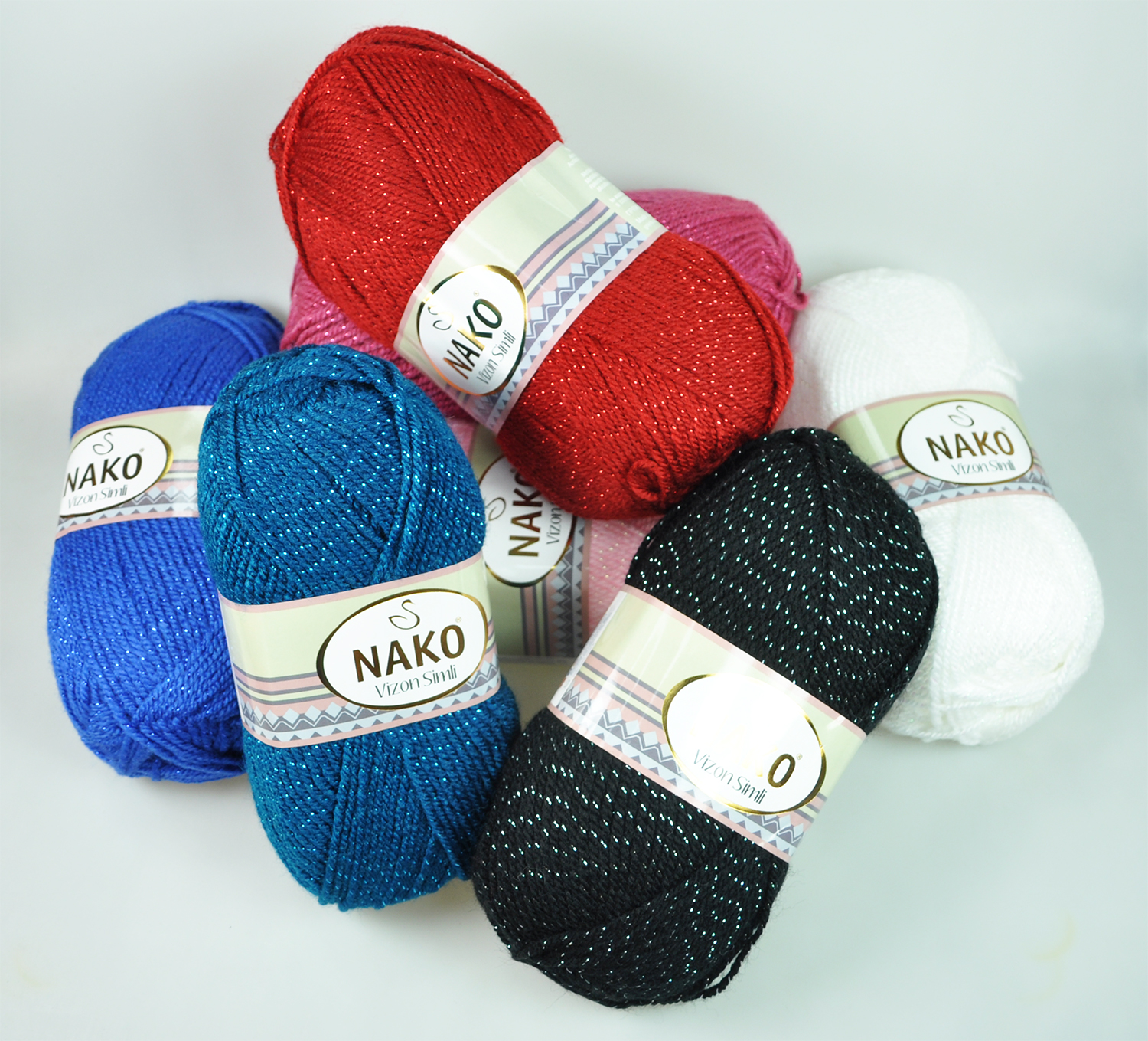 ACRY ACRY.WOOL YARN:5 BL(500G) (NAKO/VIZON SIMLI)