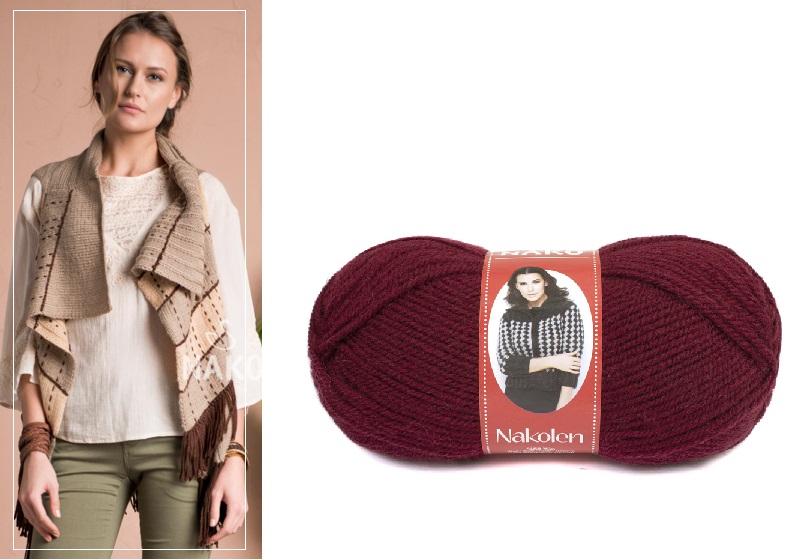 WOOL YARN:5BLx100GR(500GRM) (NAKO/NAKOLEN) 1 WOOL YARN:5BLx100GR(500GRM) (NAKO/NAKOLEN)