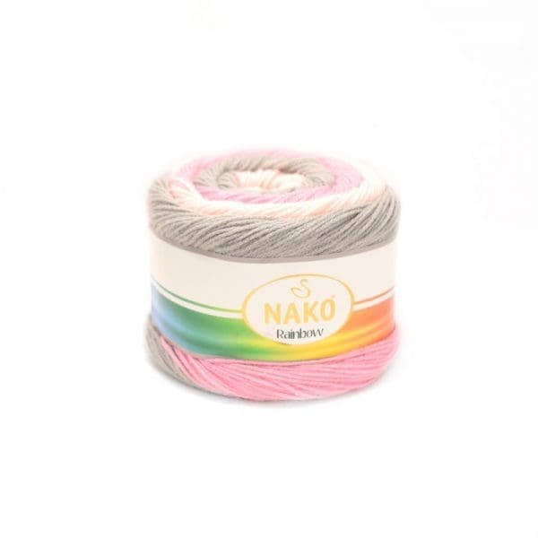 PREM.ACRY.YARN:4BLx150G(600G) (NAKO/RAINBOW)