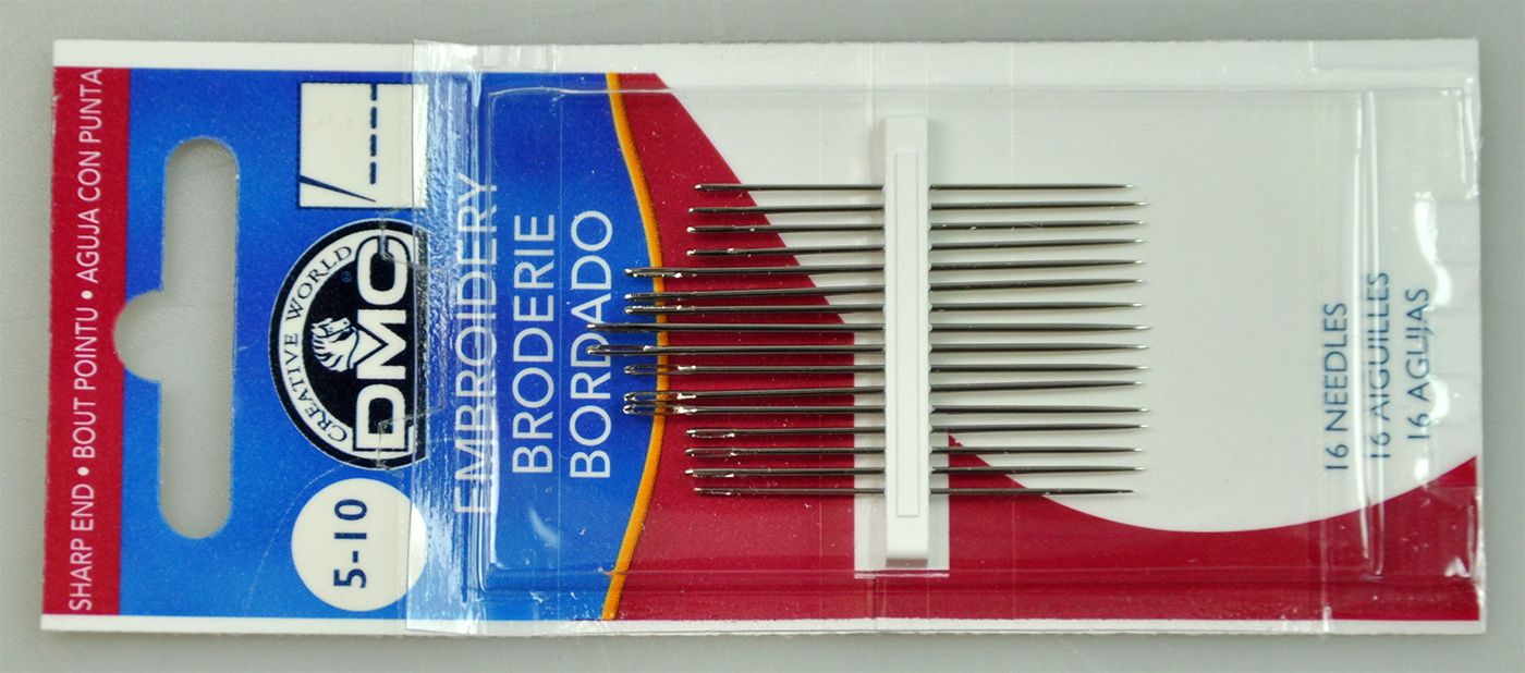 SEWING NEEDLES:16PC:SIZE#5/10 (1765/3-CRD) 1 SEWING NEEDLES:16PC:SIZE#5/10 (1765/3-CRD)