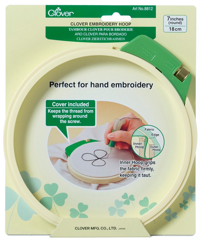 EMB EMB.HOOP:3PC/BOX 18CM/7" (8812/BOX)