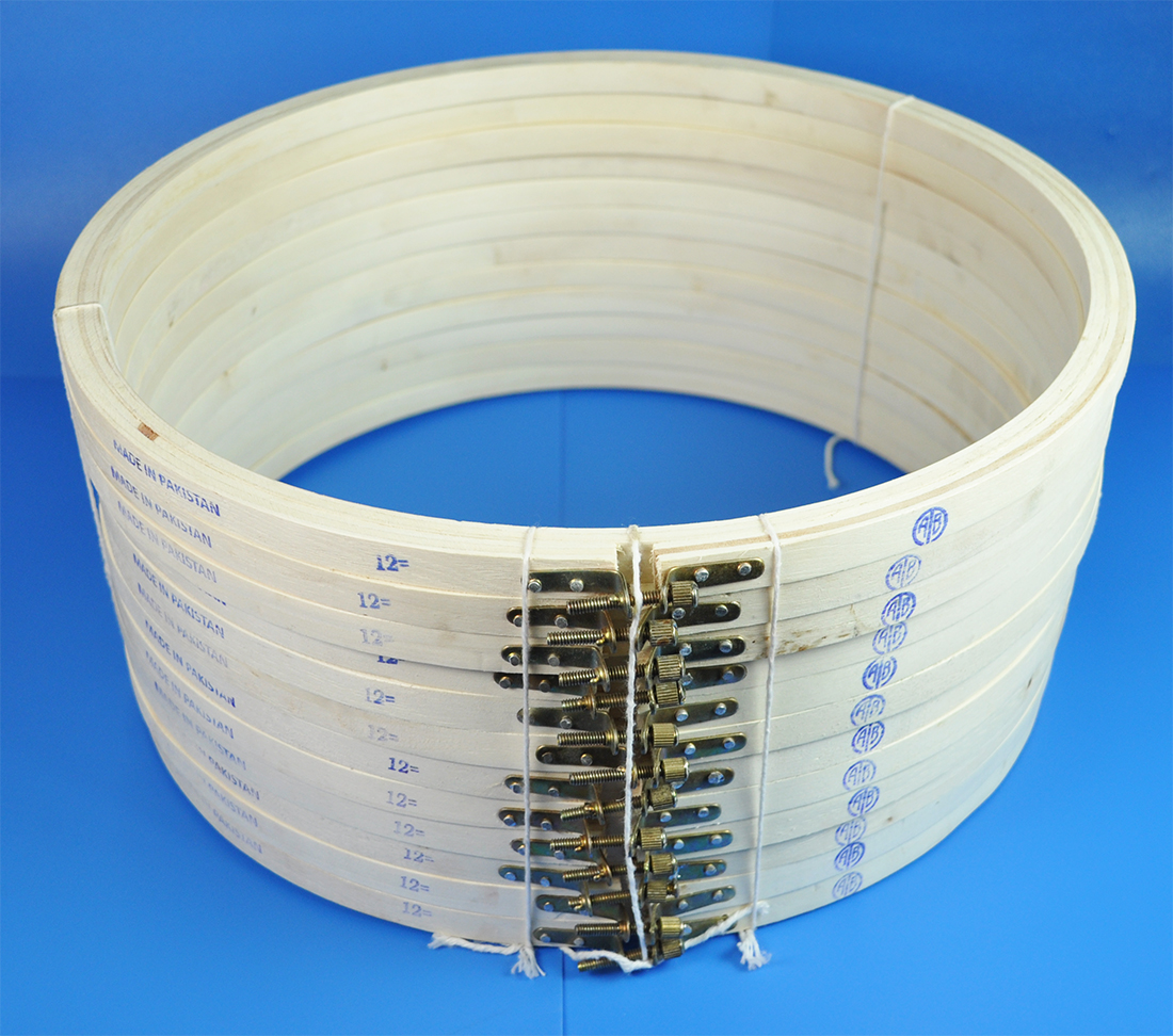 WOODEN EMB WOODEN EMB.FRAME:12" (WHITE/WEF-12)