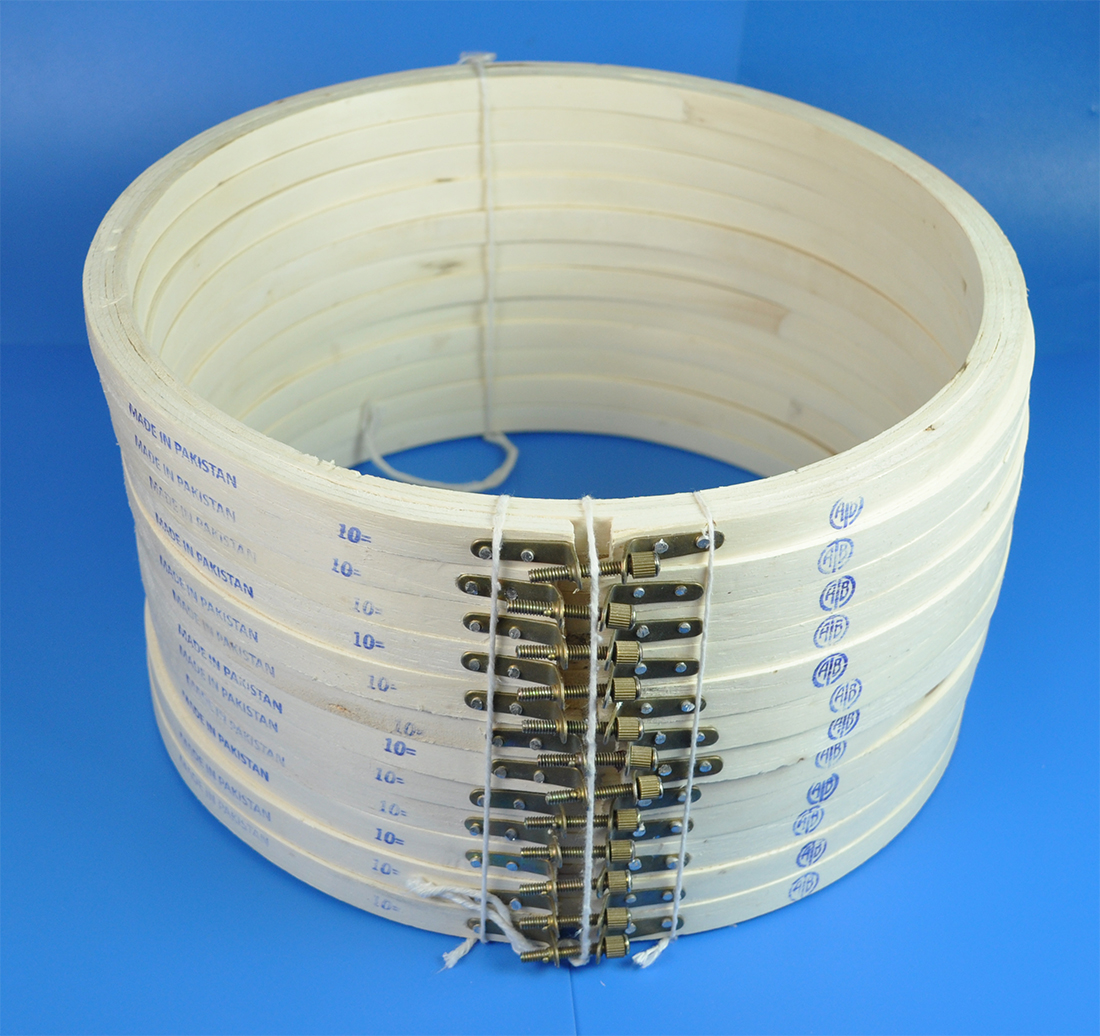 WOODEN EMB WOODEN EMB.FRAME:10" (WHITE/WEF-10)