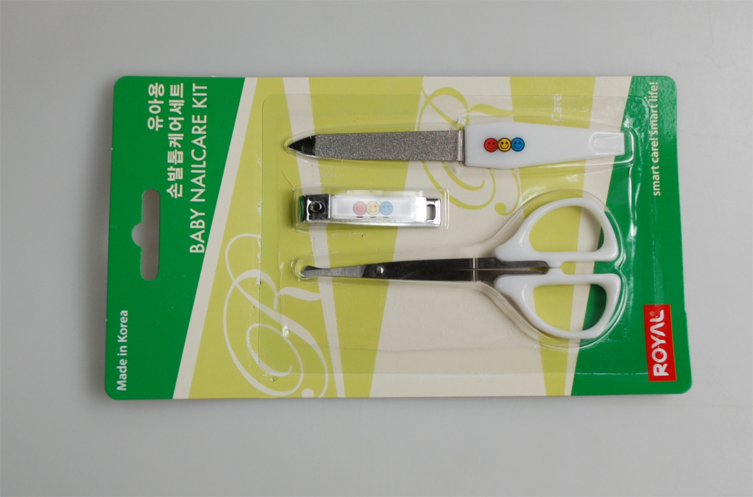 BABY NAIL CLIPPER,SCISSOR:BL (RM-3B/1) 1 BABY NAIL CLIPPER,SCISSOR:BL (RM-3B/1)