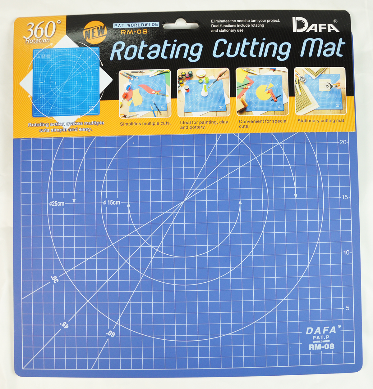 ROTATING CUTTING MAT 360° (RM-08) 1 ROTATING CUTTING MAT 360° (RM-08)