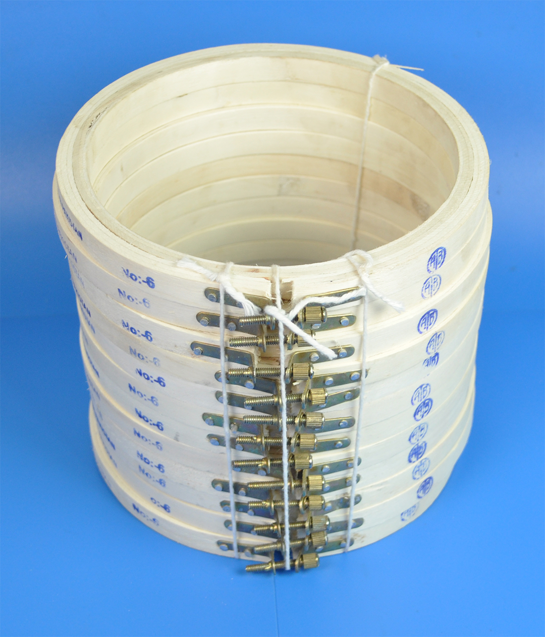 WOODEN EMB WOODEN EMB.FRAME:6" (WHITE/WEF-6)