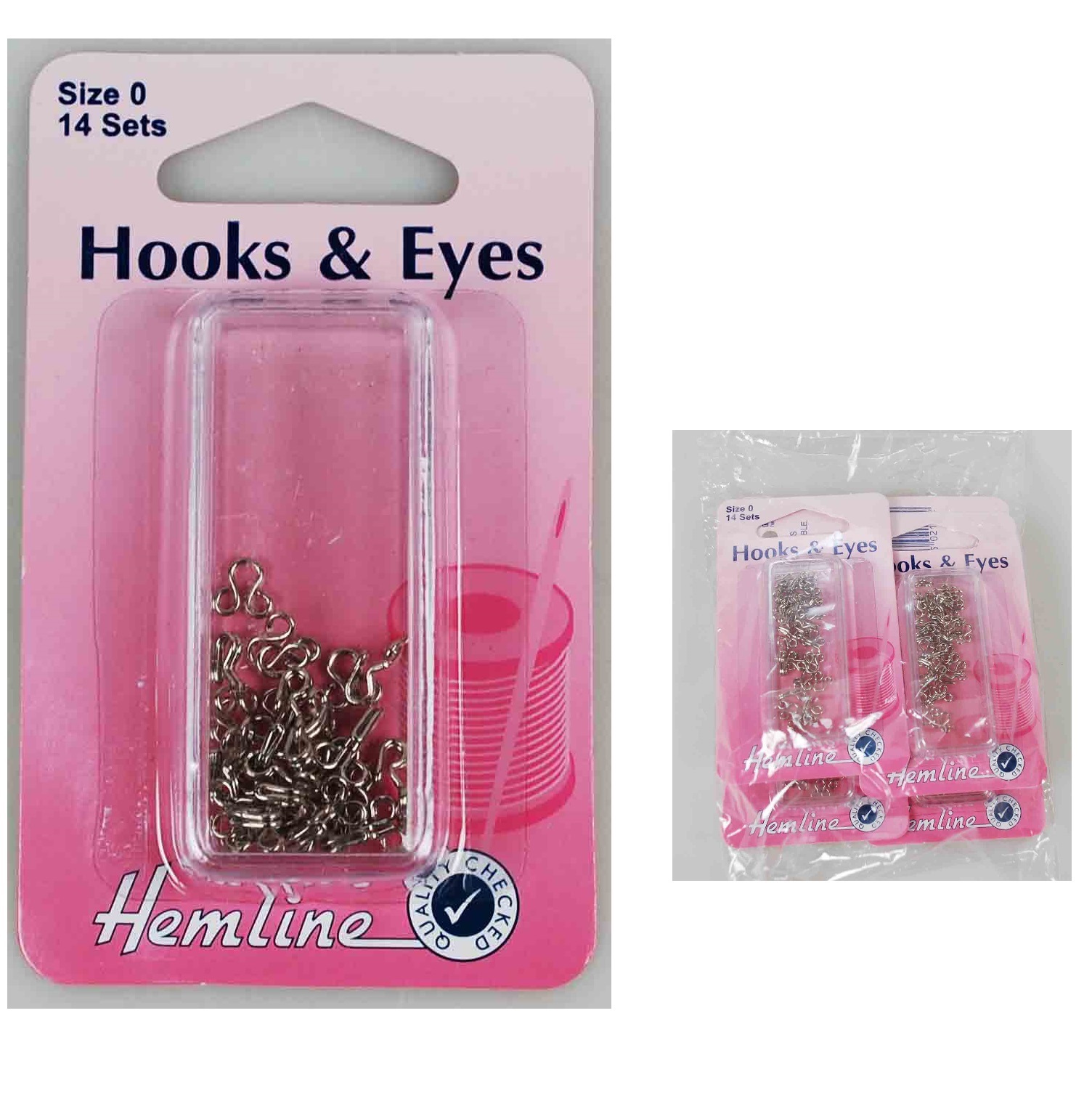 HOOK&EYE:14ST/CRD:5CRD/PKT (400 HOOK&EYE:14ST/CRD:5CRD/PKT (400.0)