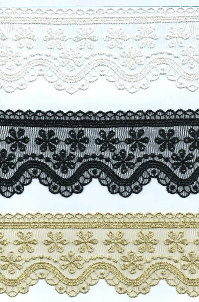 NET CUTTING LACE:2-7/8" (D-52-4054) 1 NET CUTTING LACE:2-7/8" (D-52-4054)