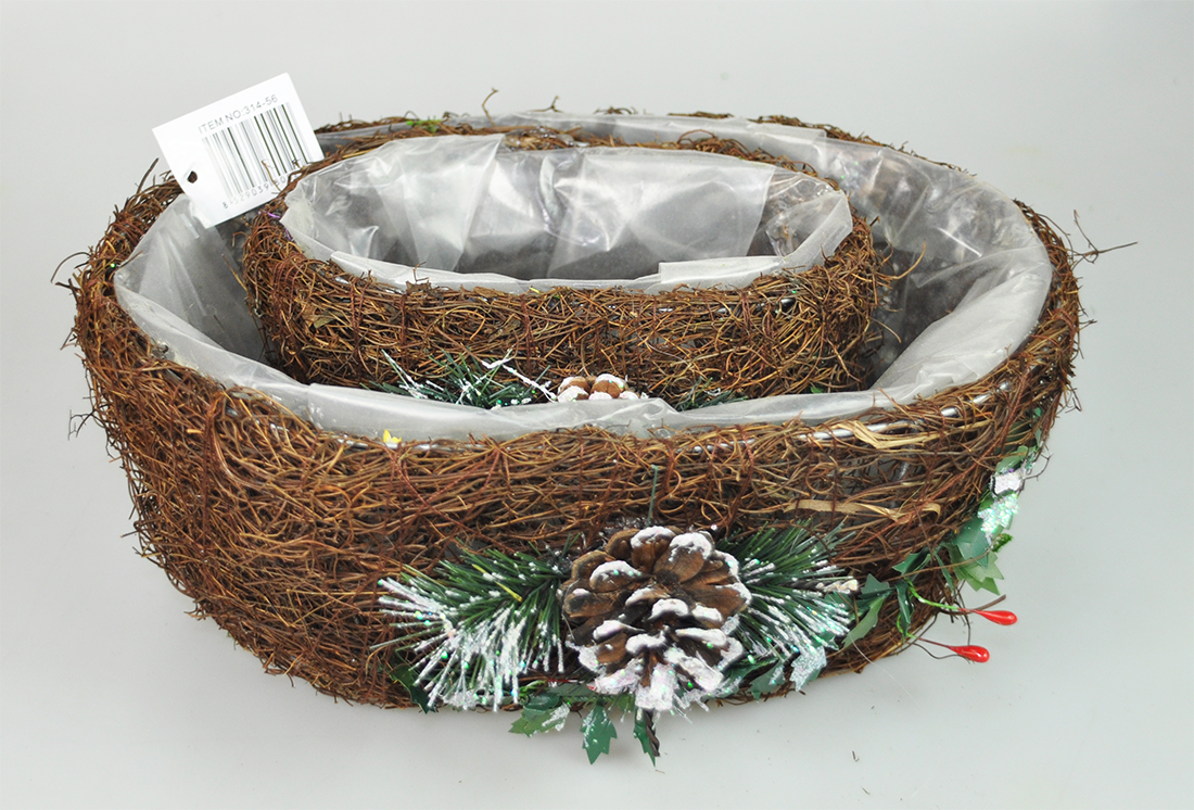 FLOWER BASKET:S/2 (314/56) 1 FLOWER BASKET:S/2 (314/56)