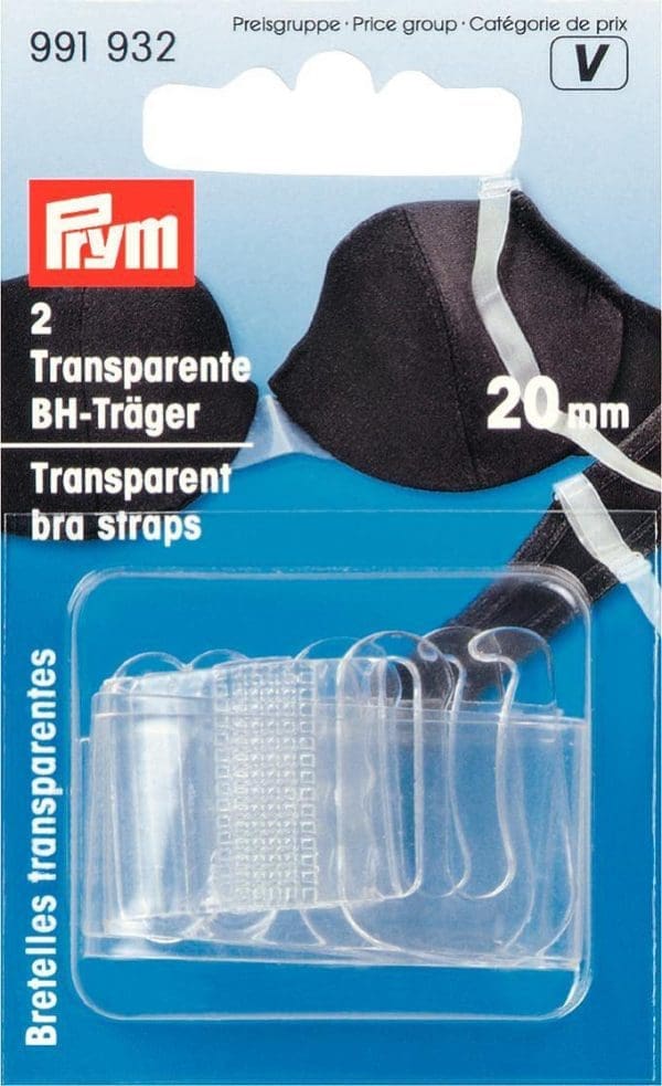 PRYM TRANSP.BRA STRAPS (991932)