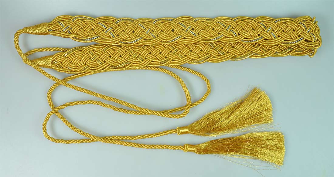 BELT TUSSELS W/STONE (BELT-3)